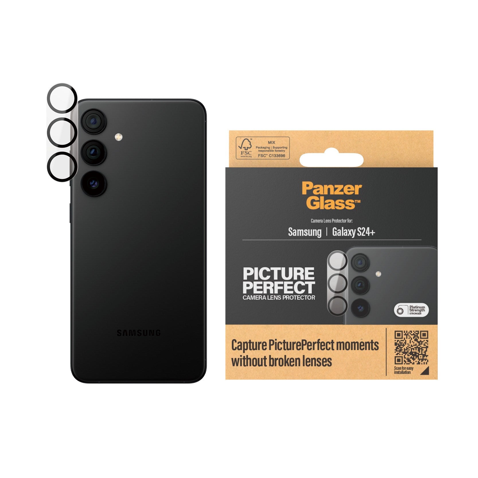 PanzerGlass® PicturePerfect Kameralinsebeskytter Samsung Galaxy S24+